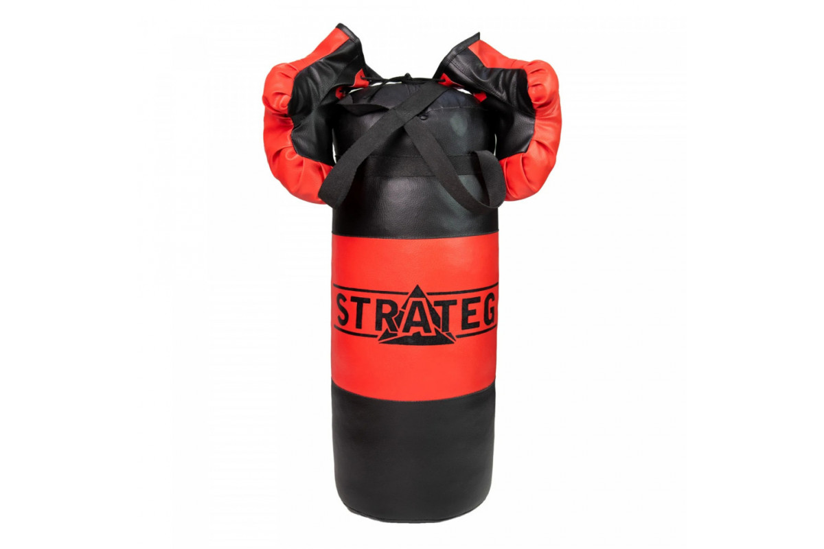 Боксерский набор "Красно-черный" Strateg 2076ST Большой