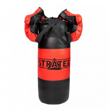 Боксерский набор "Красно-черный" Strateg 2076ST Большой