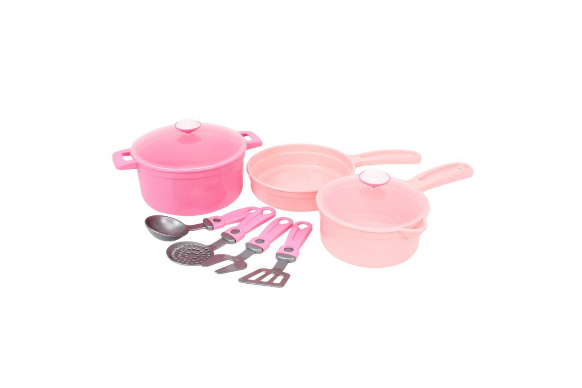 Дитяча іграшка "Набір посуду рожевий" 0075TXK 9 предметів