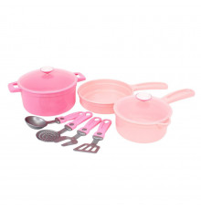 Детская игрушка "Набор посуды розовый" 0075TXK 9 предметов