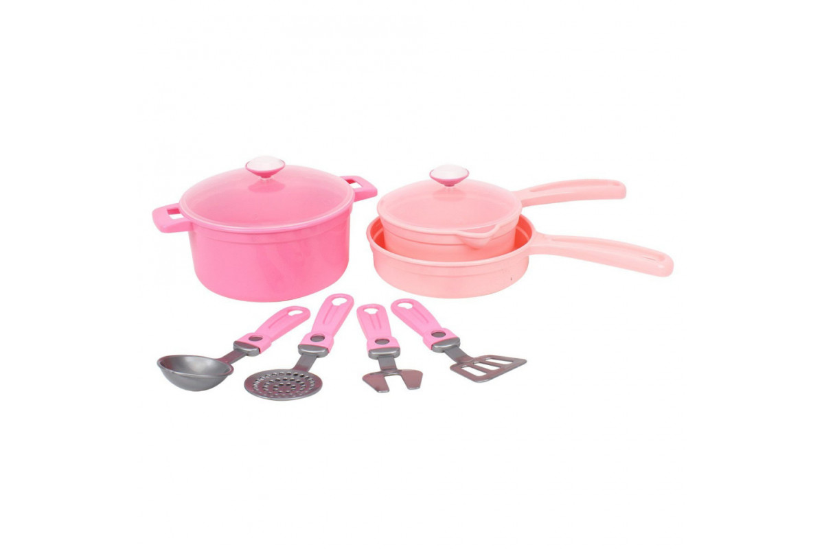 Дитяча іграшка "Набір посуду рожевий" 0075TXK 9 предметів