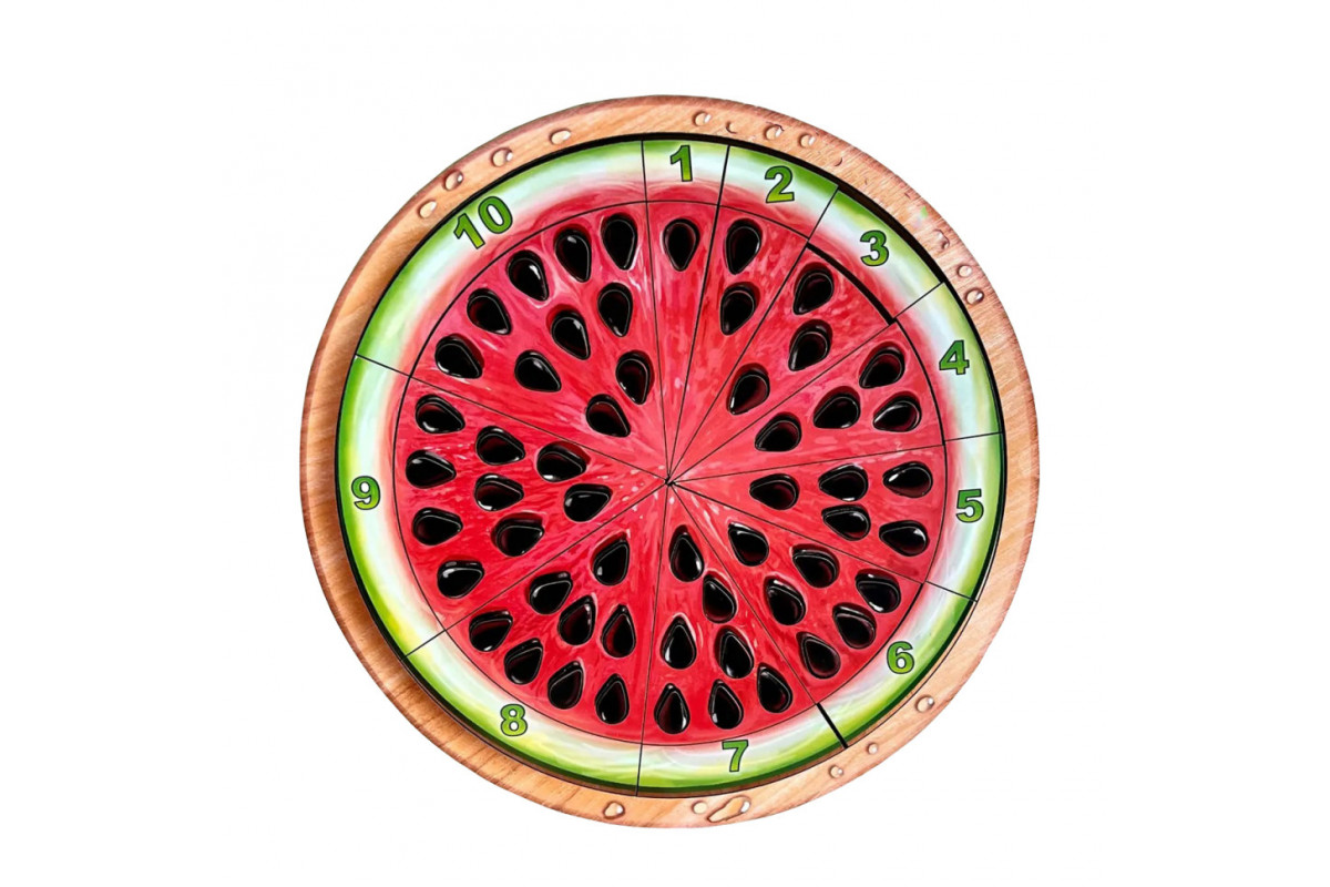 Дерев'яний пазл-сортер "Кавун - 2" (ПСД171) PSD171