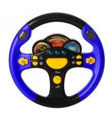 Детский автотренажер "Я тоже рулю" 7737 музыкальный Синий