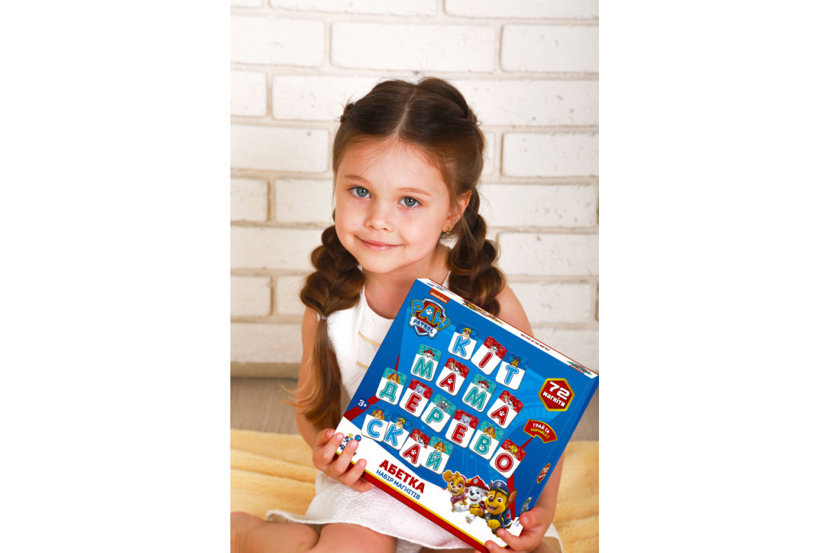 Детский набор магнитов Щенячий патруль "Азбука" Magdum ML4034-12