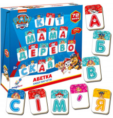 Детский набор магнитов Щенячий патруль "Азбука" Magdum ML4034-12