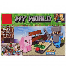 Конструктор детский "Minecraft" 66024K-2, 42 детали