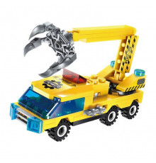 Детский Конструктор Qman 1408-1-8 транспорт, 76 дет Wheeled Excavator