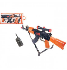 Игрушечный автомат трещотка с игрушечной рацией 810GG