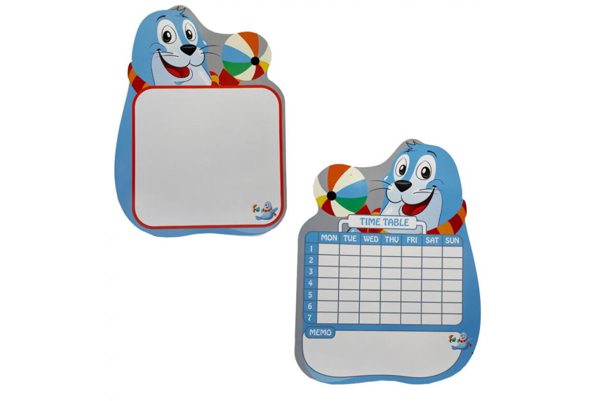 Досточка для рисования "Тюлень" TD2023136-6 маркер в комплекте 21-27 см