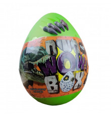 Детский набор для творчества в яйце "Dino WOW Box" DWB-01-01U, 20 предметов Зелёный
