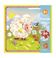 Пазлы детские "Ферма" LA06, 20 элементов