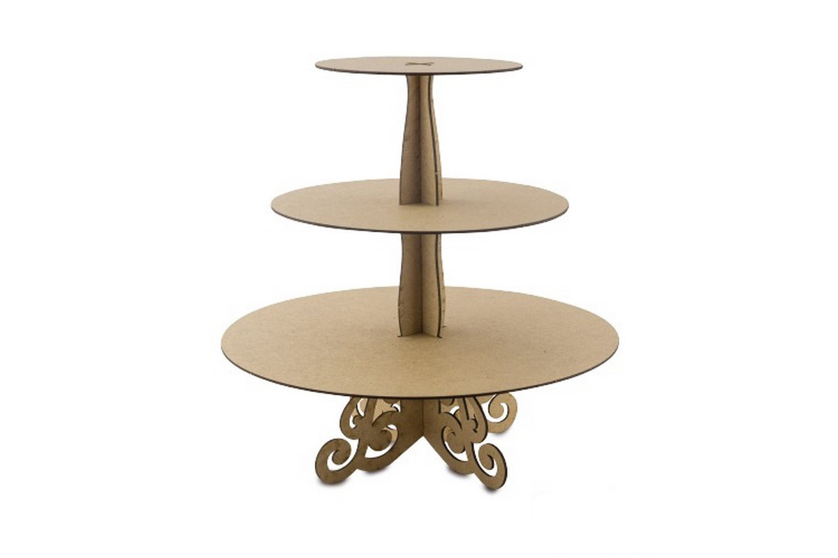 Заготовка для декорирования "Подставка для сладостей Круглая" FDPO-088