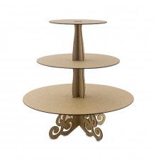 Заготовка для декорирования "Подставка для сладостей Круглая" FDPO-088