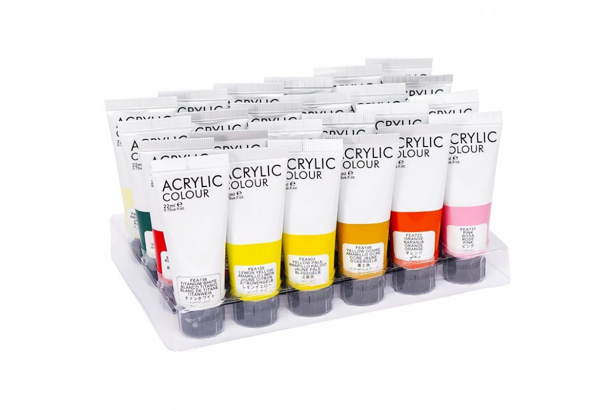 Набор акриловых красок "Art Ranger" PA32.24022.A, 24 цвета