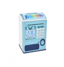 Детский банковский терминал MK 5060 отпечаток пальца, затягивает купюры Бирюзовый