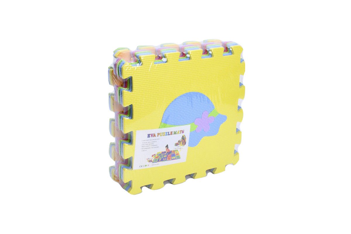 Дитячий килимок Мозаїка "Предмети" MR 1275, 9 деталей, EVA, 30х30 см