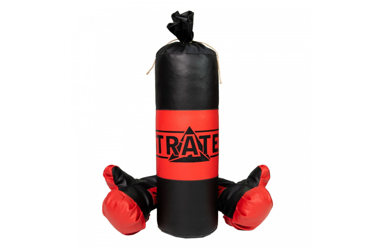 Боксерський набір "Червоно-чорний" Strateg 2074ST Маленький