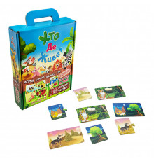 Детские Пазли "Хто де живе?" 30700 (укр.)