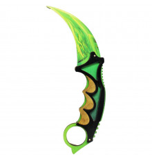 Нож деревянный сувенирный "SO-2 КЕРАМБИТ DRAGON GLASS ИЗУМРУД" SO2CARDE