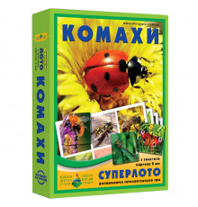 Настільна гра супер ЛОТО "Комахи" 81947, 36 карток