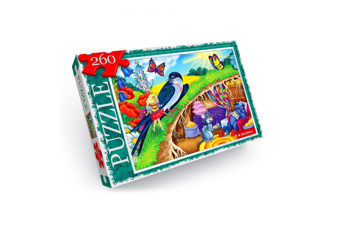 Пазли дитячі "Дюймовочка" C260-12-12, 260 елементів