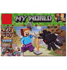 Конструктор детский "Minecraft" 66024K-1, 43 детали
