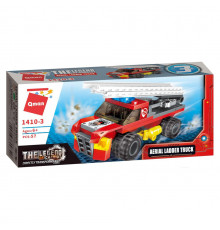Конструктор Qman 1410-1-8 Пожежна техніка, 79 дет  Aerial Ladder Truck