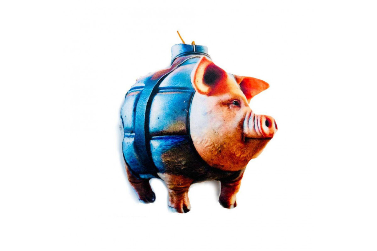 Детская мягкая игрушка "Свинино Бомбино" SV-B40, 40 см