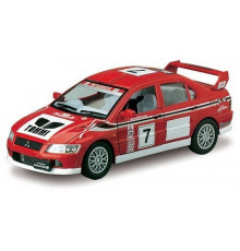 Колекційна машинка MITSUBISHI LANCER EVOLUTION VII WRC KT5048W (Red) інерційна