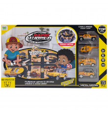 Іграшковий набір "Under Construction" 6688-153B, машинки, збирається в мішок