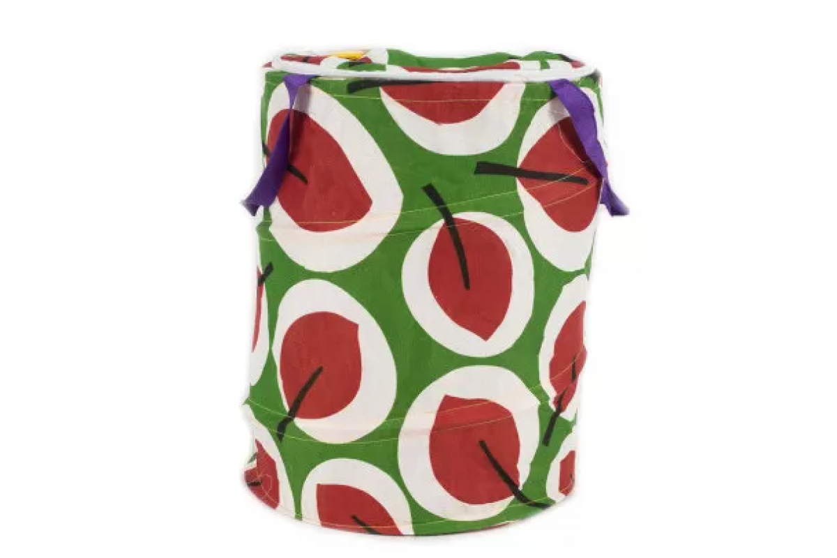 Кошик для іграшок M3732 діаметр 30 см, висота 38 см, дах-застібка-мол, 2 ручки M3732-2