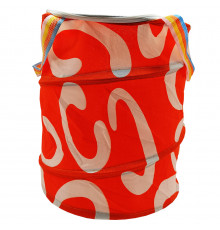 Корзина для игрушек M3732 диаметр 30 см, высота 38 см, крыш-застеж-мол, 2 ручки M3732-11