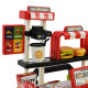 Детская игрушечная кухня "Фаст-фуд" 668-159/160(Red) с аксессуарами