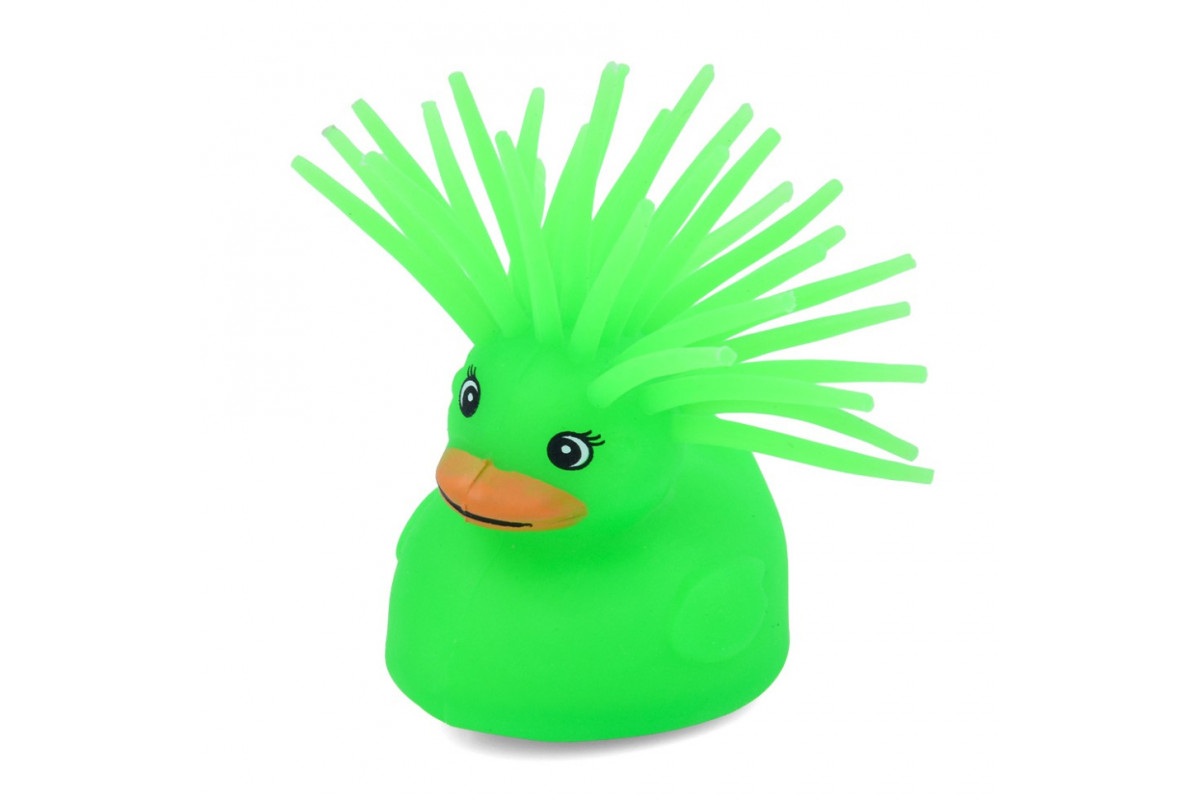 Дитяча іграшка Антистрес Качка MS 3719(Green) світлові ефекти