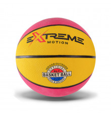 М'яч баскетбольний Extreme Motion BB1485 № 7, 520 грам Рожевий