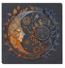 Набор для вышивки бисером "В плену ночи" AB-896 25,5х25,2 см