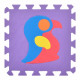 Детский коврик Мозаика "Животные" M 0376-1, 10 деталей, EVA, 30х30 см