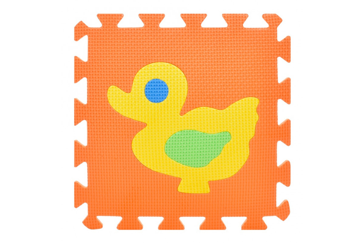 Детский коврик Мозаика "Животные" M 0376-1, 10 деталей, EVA, 30х30 см