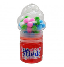 Іграшка-антистрес Слайм Mi-mi Slimi 71827ST(Red) з помпонами