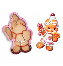 Деревянный пазл-вкладыш "Новогоднее печенье" (ПСФ149) PSF149