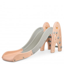 Детская горка WM19003-8 пластик, с баскетбольным кольцом