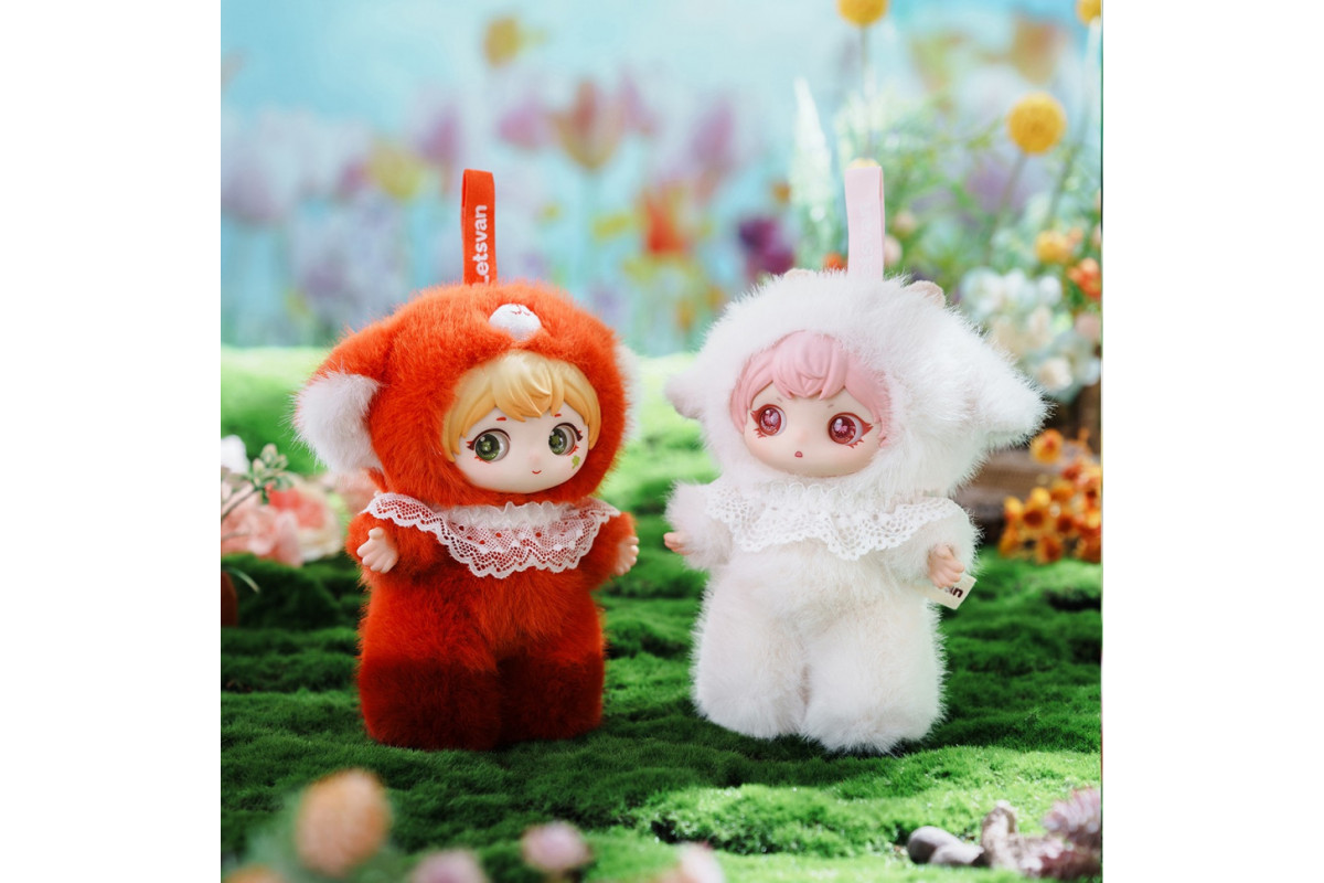 Коллекционная мягкая игрушка с кольцом "Пати зверушек" Pop Top 17Zl-0601 серии "Ziyuli"