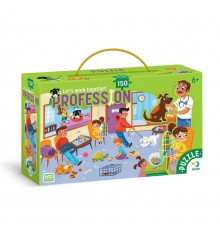 Пазл детский "Профессии. Ветеринар" 300621, 150 элементов