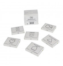 Набір дерев'яних головоломок "Wooden mini puzzle set #2" set2en 6 штук