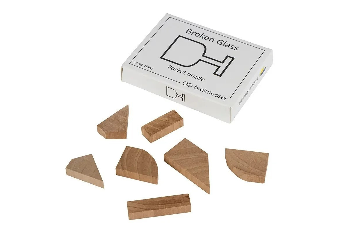 Набір дерев'яних головоломок "Wooden mini puzzle set #2" set2en 6 штук