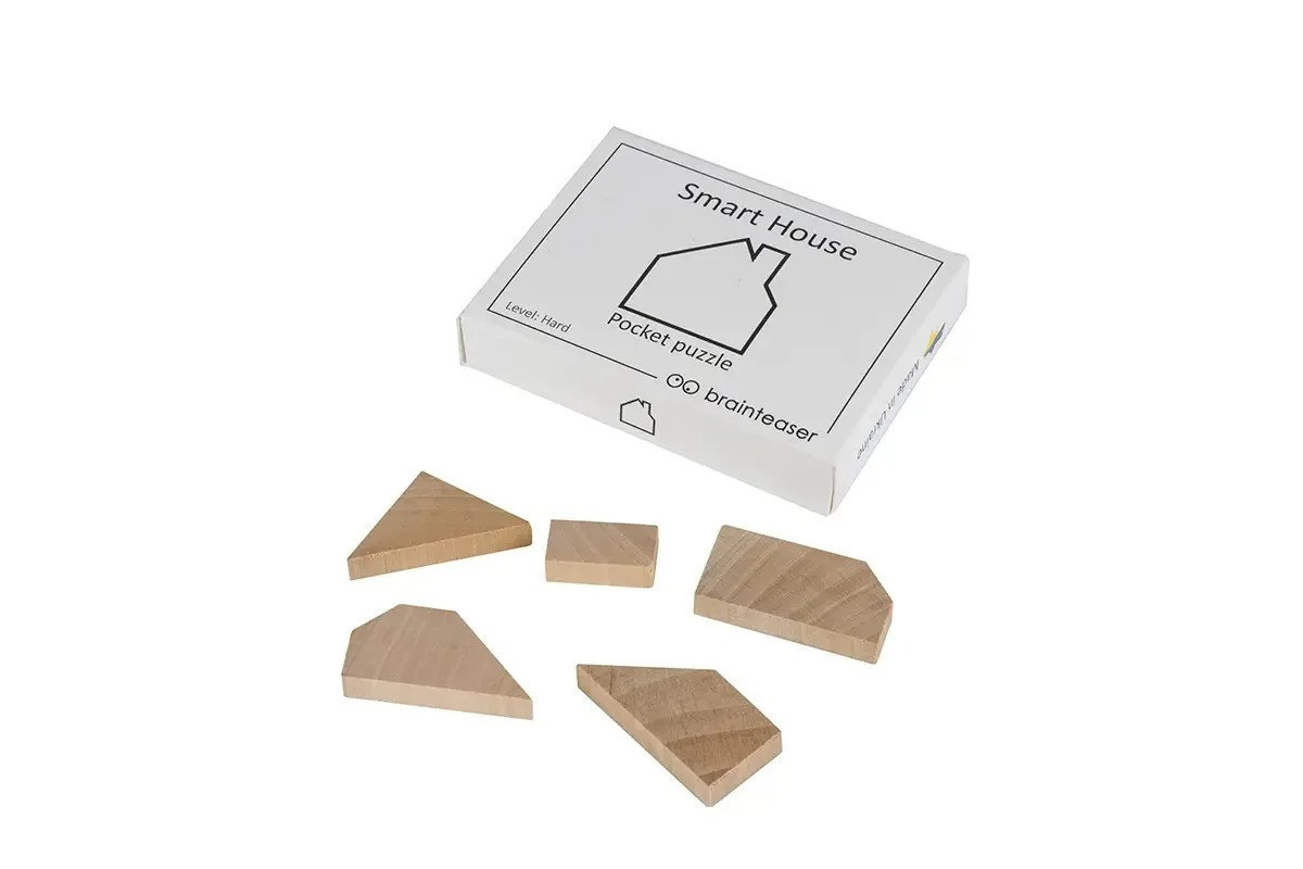 Набір дерев'яних головоломок "Wooden mini puzzle set #2" set2en 6 штук