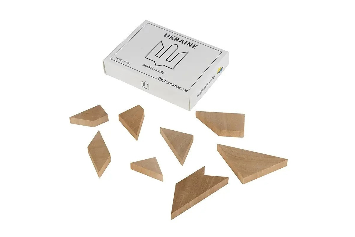 Набір дерев'яних головоломок "Wooden mini puzzle set #2" set2en 6 штук