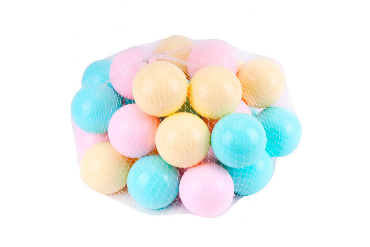 Набор шариков для сухих бассейнов ТехноК 5538TXK 60 мм 30 шт в сетке