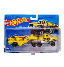 Дитячий ігровий набір машинок T-K937-1(Yellow) з трейлером