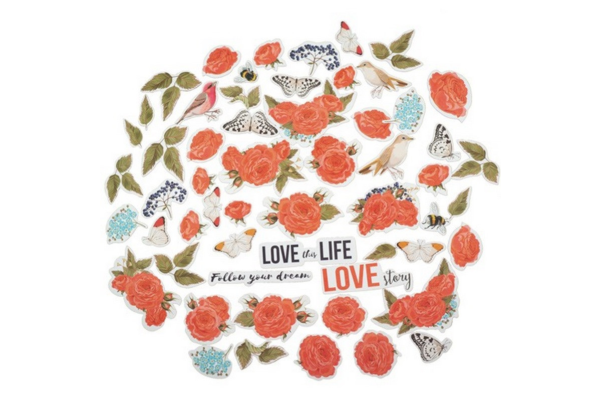Набір для створення вітальних листівок "Трояндові мрії" FDGCK-042, 6 шт